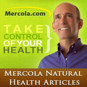 DR JOSEPH MERCOLA  OF MERCOLA.COM ON BANNER SMILING STATING TAKE CONTROL OF YOUR HEALTH, MERCOLA NATURAL HEALTH ARTICLES